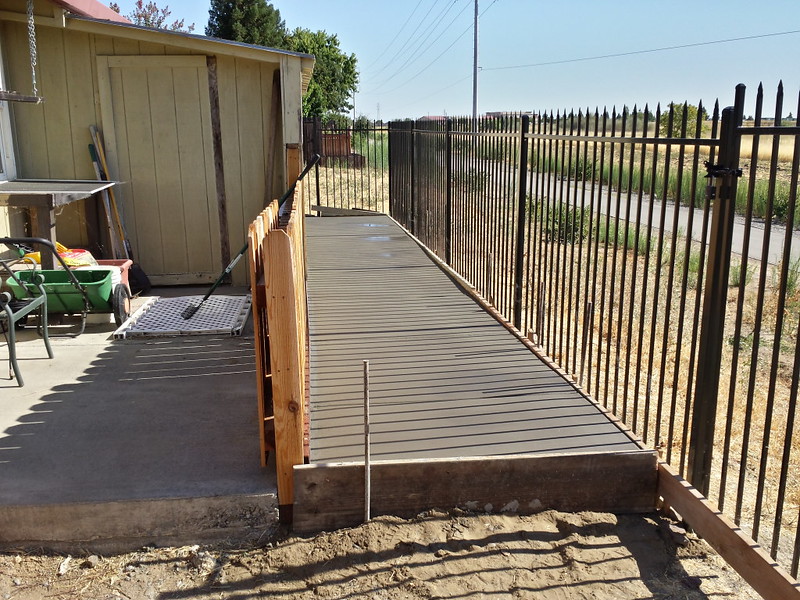 Backyard Add On Concrete In Vacaville