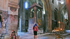 Katedra Svetitskhoveli z V wieku, wpisana na listę dziedzictwa kulturowego UNESCO. Mtskheta - dawna stolica Gruzji.