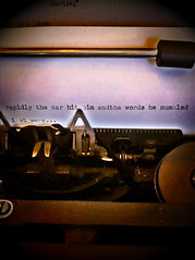 On The Typewriter at Heritage Bicycles General Store, Chicago