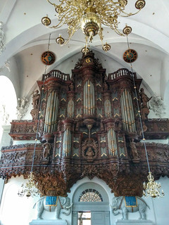 gigantic church organ