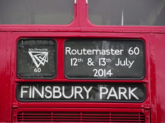 Routemaster 60, Finsbury Park Sunday 13th July 2014