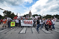 Texans for Gaza Rally, August 2, 2014