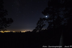 fotografia nocturna desde el parque nacional del teide