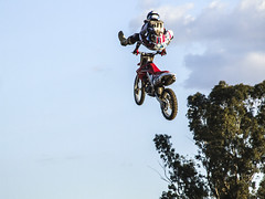 motor bike stunts at warialda show
