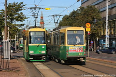 Helsinki Straßenbahn 1980, 1999, 2009 und 2017