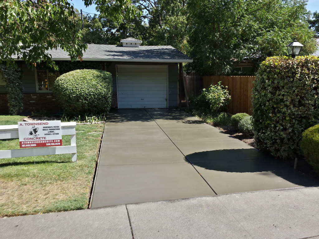 Driveway Removed And Replaced In Davis