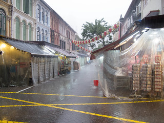 Regen in Chinatown
