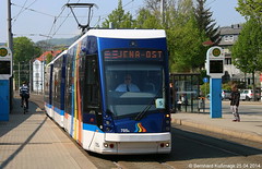 Jena Straßenbahn 1989, 1994, 1995, 1997, 1999, 2001, 2003, 2008, 2014, 2016 und 2018