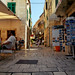 Narrow street in Croatia