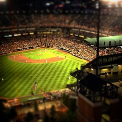 Out my hotel window. Orioles vs White Sox.