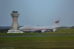 UAE 747 at Newcaslte 