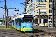 Chemnitz Straßenbahn 1986, 2011, 2012, 2017 und 2019
