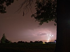 Lightning storm in Ferguson