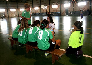 Santa Marta 8-4 Extremadura. Partido amistoso de fútbol sala.