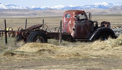 A big old truck in big Montana