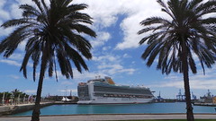 El MegaCrucero Azura en Las Palmas de Gran Canaria (19-julio-2014)