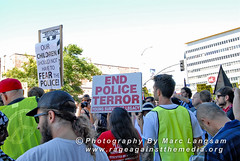 Anti-Israel March at CNN Hollywood - 8/16/2014