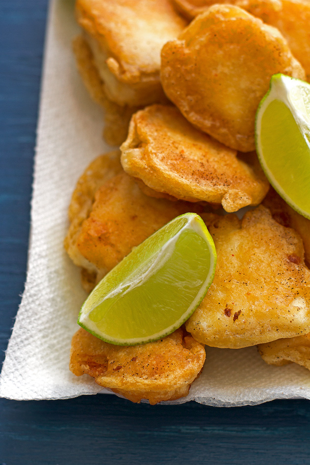 Crispy Fish Tacos with Margarita Slaw