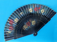 Chinese Paper and Lacquer Fan