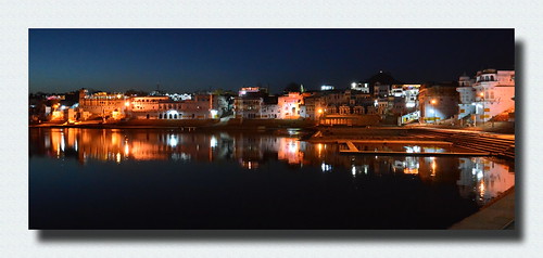 India – Rajasthan – Pushkar – Night Panorama – 263