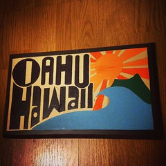 Vintage Oahu Hawaii Advertising , 2014