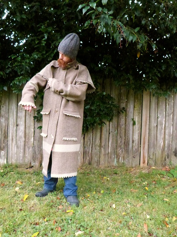 Wool Drover Coat For M.