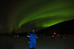 Aurora Boreal en Skulsfjord Tromso Noruega (Marzo 2014)