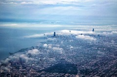 chicago from plane