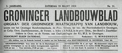 Groninger Landbouwblad 1924