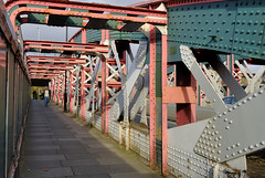 Pink, green and rust - Lord Hill's Bridge, Westbourne/Paddington, London W2