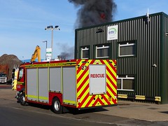 Fire at EMR Portsmouth - 5 October 2014