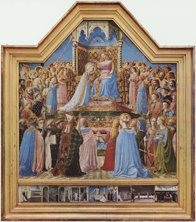 Angelico, Coronation of the Virgin. c. 1434-1435.