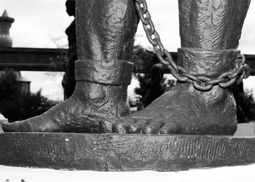 Slavery in chains