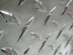 closeup of diamond plate details