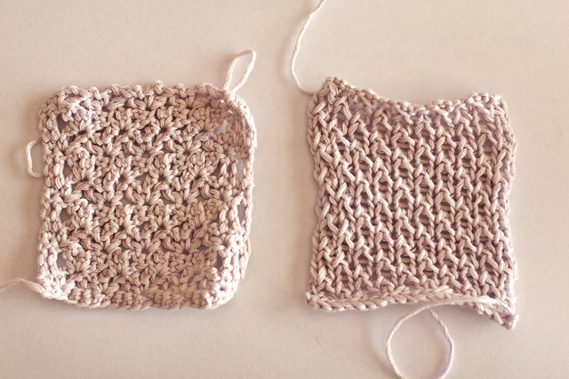 Knit Vs Crochet Comparrison