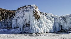 Ice miracles of lake Baikal