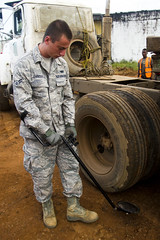 U.S. Air Force personnel support Operation United Assistance at Roberts International Airport