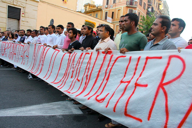 Manifestazione dopo l'uccisione di Shazhad