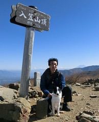 快晴の入笠山に登った。うーたん、初登山。360度まる見え。富士山も見えた！