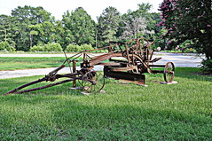 Antique Farm Equipment in Orville, Alabama