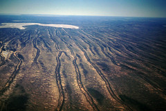 Flinders Ranges and Lake Eyre from the air 1989