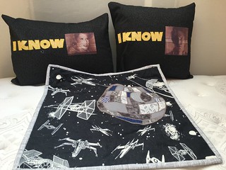 Star Wars Pillows and Death Star Wall Hanging