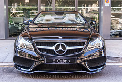Mercedes-Benz Clase E 250 CDI Cabrio AMG ( C207 ) - 204 c.v - Negro Obsidiana - Piel Beige