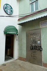 Starbucks and graffiti