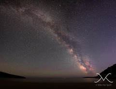 Sand Beach Milky Way Panorama