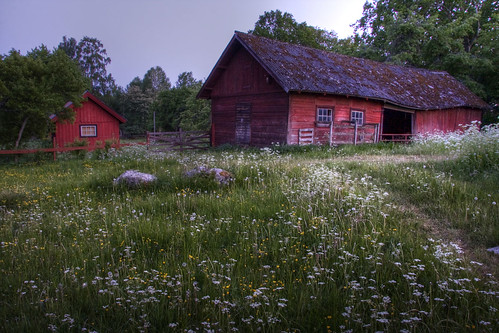 red barn sweden farm country sverige hdr östergötland canonefs1785mmf456isusm bjärkasäby johanklovsjö