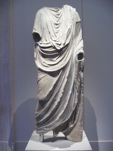 Marble statue of a togatus (man wearing a toga) | Flickr - Photo Sharing!