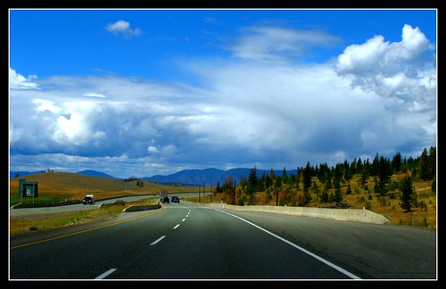 road sky clouds way landscape highway