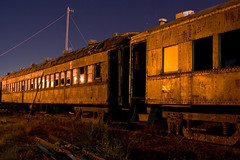 Old Skunk Train Passenger Cars