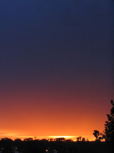 sunset summer ontario canada stcatharines storms